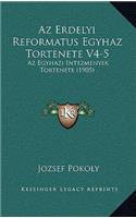 Az Erdelyi Reformatus Egyhaz Tortenete V4-5