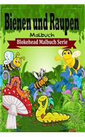 Bienen und Raupen Malbuch