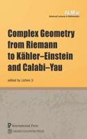 Complex Geometry from Riemann to Kahler-Einstein and Calabi-Yau