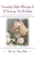 Counseling Before Marriage Is a Necessity, Not an Option