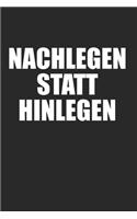 Nachlegen statt hinlegen: 120 Pages 6 'x 9' -Dot Graph Paper Journal Manuscript - Planner - Scratchbook - Diary