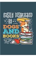 Easily Distracted by Dog and Books