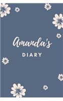 Amanda's Diary: Personalized Name Gift / Diary / Journal / Notebook