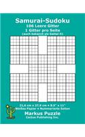 Samurai-Sudoku - 106 leere Gitter