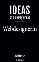 Notizbuch für Webdesigner / Webdesignerin