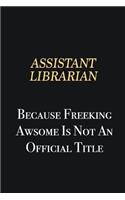 Assistant Librarian Because Freeking Awsome is not an official title: Writing careers journals and notebook. A way towards enhancement