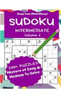 Sudoku Intermediate Volume 1