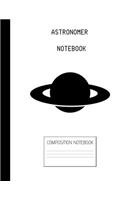 astronomer Composition Notebook