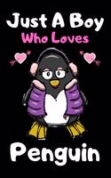 Just a boy who loves penguin