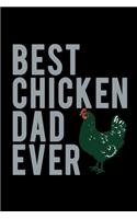 Best Chicken Dad Ever: 110 Game Sheets - SeaBattle Sea Battle Blank Games - Soft Cover Book for Kids for Traveling & Summer Vacations - Mini Game - Clever Kids - 110 Lined