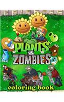 Plants Vs Zombies Coloring Book: Great Activity Book for Kids (30 Illustrations)