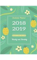 2018-2019 Academic Planner Weekly and Monthly August 2018-July 2019