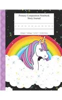 Primary Composition Notebook Story Journal: Educational Writing and Drawing Handwriting Activity Workbook