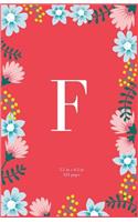 Monogram Letter F Journal