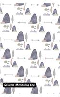 Glucose Monitoring Log: Tree Pattern Cover
