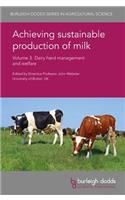 Achieving Sustainable Production of Milk Volume 3