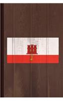 Gibraltar Flag Journal Notebook