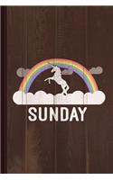 Sunday Journal Notebook: Blank Lined Ruled for Writing 6x9 110 Pages