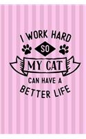 I Work Hard So My Cat Can Have a Better Life