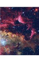 Pink and Black Galaxy Notebook: Romantic Starry Sky Series, Galaxy Notebook, Journal, Diary, Galaxy Notebook Cover