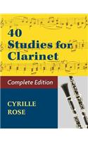 40 Studies for Clarinet (Book 1, Book 2)