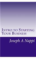 Intro to Starting Your Business