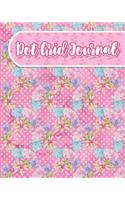 Dot Grid Journal: Bullet Grid Journal And Planner, Dot Grid Travelers Notebook - Hydrangea Flower Cover