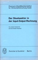 Der Staatssektor in Der Input-Output-Rechnung