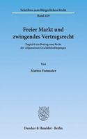 Freier Markt Und Zwingendes Vertragsrecht