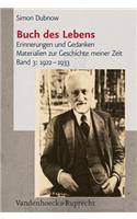 Buch des Lebens, Band 3: 1922--1933