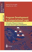 Program Development in Computational Logic