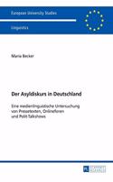 Der Asyldiskurs in Deutschland