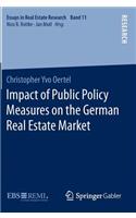 Impact of Public Policy Measures on the German Real Estate Market