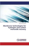Membrane technologies for hydrogen and carbon monoxide recovery