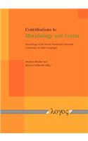 Contributions to Morphology and Syntax