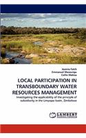 Local Participation in Transboundary Water Resources Management