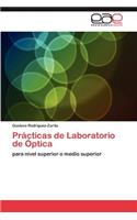 Prácticas de Laboratorio de Óptica