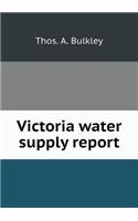 Victoria water supply report