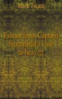 EXTRACT FROM CAPTAIN STORMFIELDS VISIT