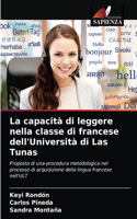 La capacità di leggere nella classe di francese dell'Università di Las Tunas