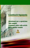 Constitucio espanyola. Questionari per a oposicions (Spanish Edition)