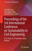 Proceedings of the 3rd International Conference on Sustainability in Civil Engineering