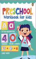 Preschool Workbook for Kids: Fun and Educational Activity Workbook - Alphabet, Colors, Numbers, Shapes, Opposites, Early Math, Phonics, and more | Ages 3+ [Penguin Early Learning Series]