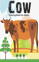 Cow Coloring Book For Adults