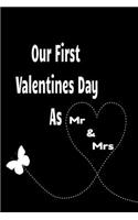 Our First Valentine As Mr & Mrs