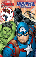 Marvel Avengers Coloring And Activity Book With Tattoos