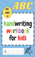 ABC handwriting workbook: for kids 3+, Line Tracing, Letters, and More!