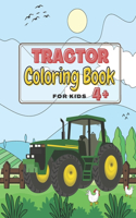 Tractor Coloring Book for Kids