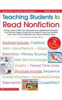 Teaching Students to Read Nonfiction: Grades 4 and Up: 22 Easy Lessons with Color Transparencies, High-Interest Passages, and Practice Pages--Everything You Need to Help Your Students Learn How to Read Textbooks and Other Nonfiction Texts