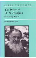 The Poetry of W. D. Snodgrass